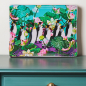 Preview: Gangzai rectangular Tray, Pingarden paint Lacquer multicolorr, style